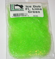 Ice dub Hareline fl lime green